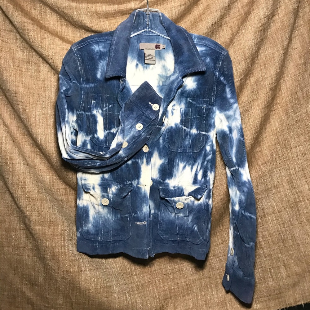 Corduroy tie dye
